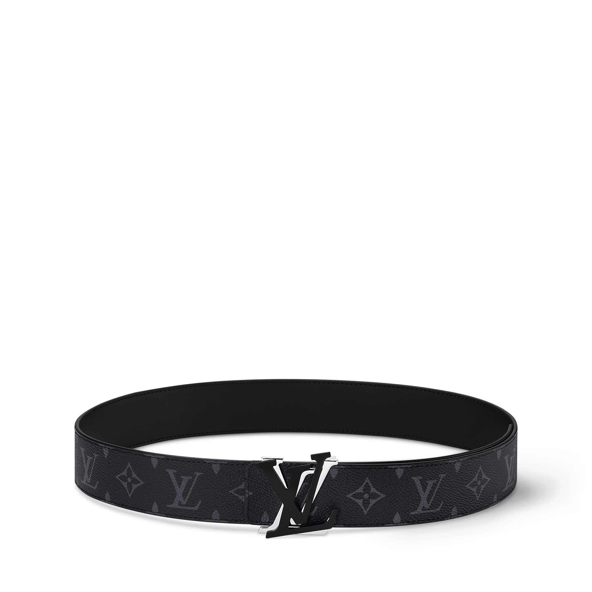 LV Shake 40mm Reversible Belt Monogram Eclipse Canvas - Men